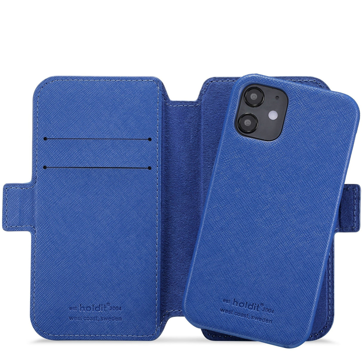 Holdit iPhone 12 Mini Lommebok Magnetveske - Stockholm Royal Blue