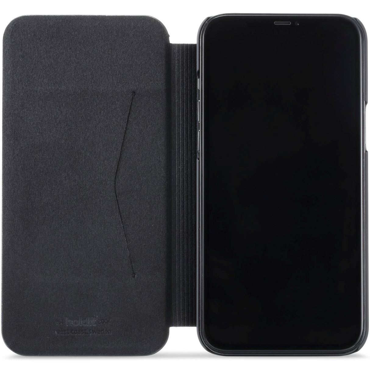 Holdit iPhone 12 Pro Max Slim Flip-deksel m. Lommebok - Svart