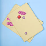 Holdit lær laptopveske 16'' - gul