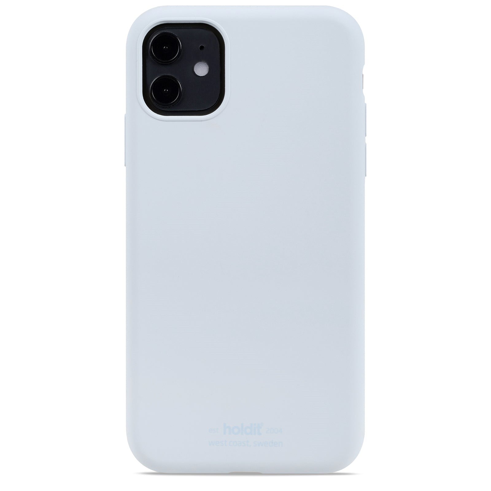 Holdit iPhone 11 Soft Touch Silikon Bakdeksel - Mineralblå