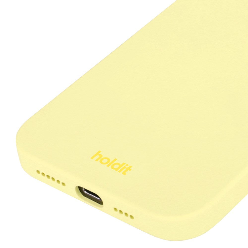 Holdit iPhone 12 / 12 Pro Soft Touch Silikondeksel - Lemonade