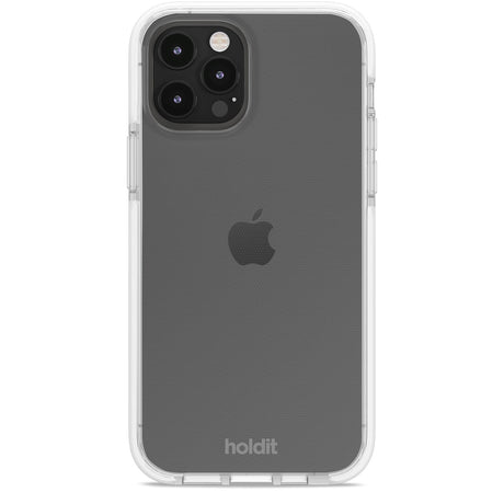 Holdit iPhone 12 / 12 Pro Seethru-deksel - Hvit