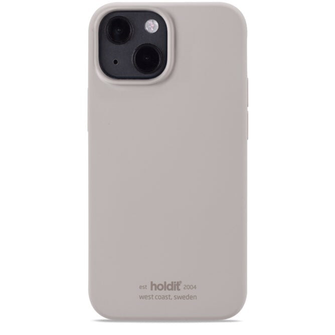 Holdit iPhone 13 Mini Soft Touch Silikondeksel - Brun