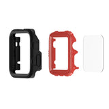Apple Watch (42mm) Griffin Survivor Tactical Cover - Svart / Rød