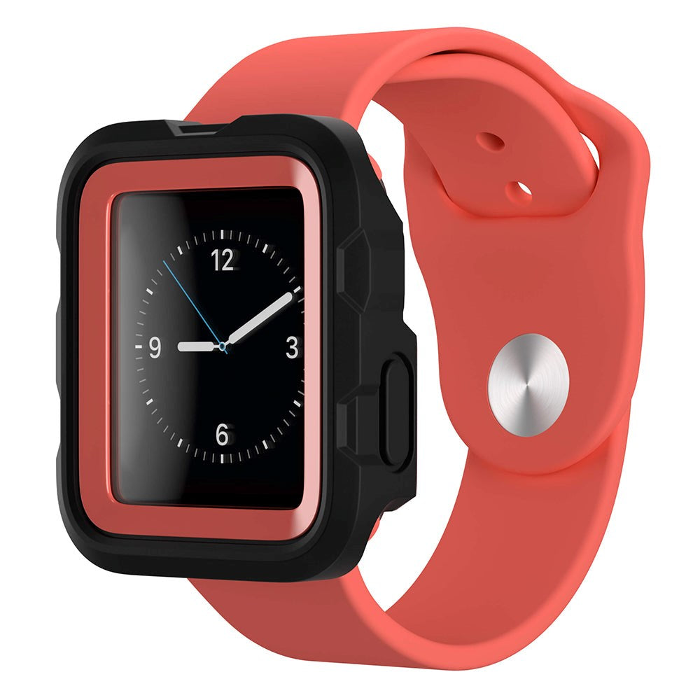 Apple Watch (42mm) Griffin Survivor Tactical Cover - Svart / Rød