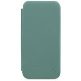Holdit iPhone 13 Slim Flip Cover m. Pung - Moss Green