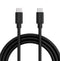 Smartline USB-C til USB-C Kabel (3A/60W) - 2 m. - Sort