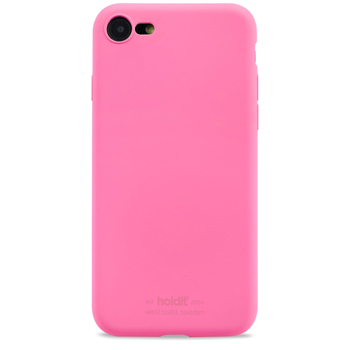 Holdit iPhone SE (2022 / 2020) / 8 / 7 Soft Touch Silikone Cover - Bright Pink