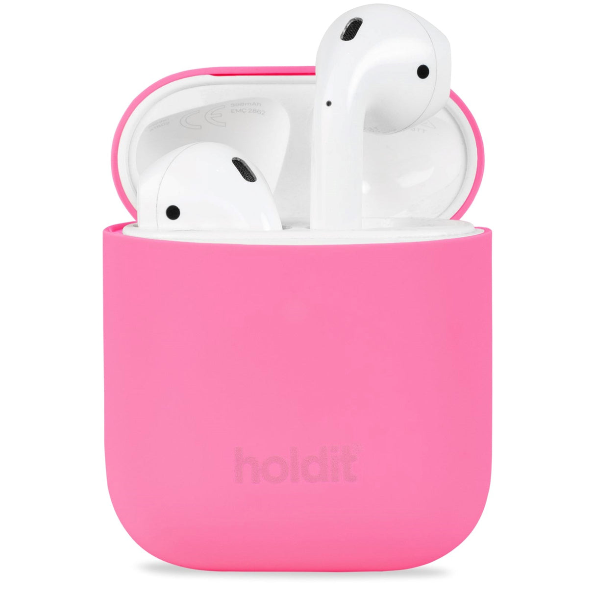 Holdit Nygård silikondeksel til Apple AirPods (1. og 2. generasjon) - Bright Pink