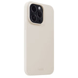 Holdit iPhone 14 Pro Soft Touch Silikondeksel - Lys Beige