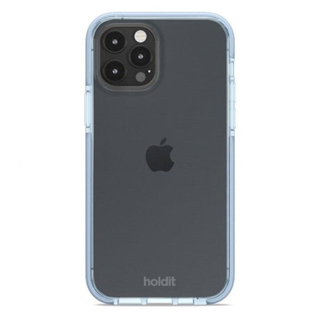 Holdit iPhone 12 / 12 Pro Seethru Deksel - Mineralblå