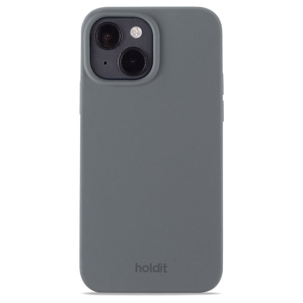 Holdit iPhone 14 / 13 Soft Touch Silikondeksel - Space Grey