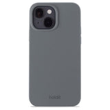 Holdit iPhone 14 / 13 Soft Touch Silikone Cover - Space Gray