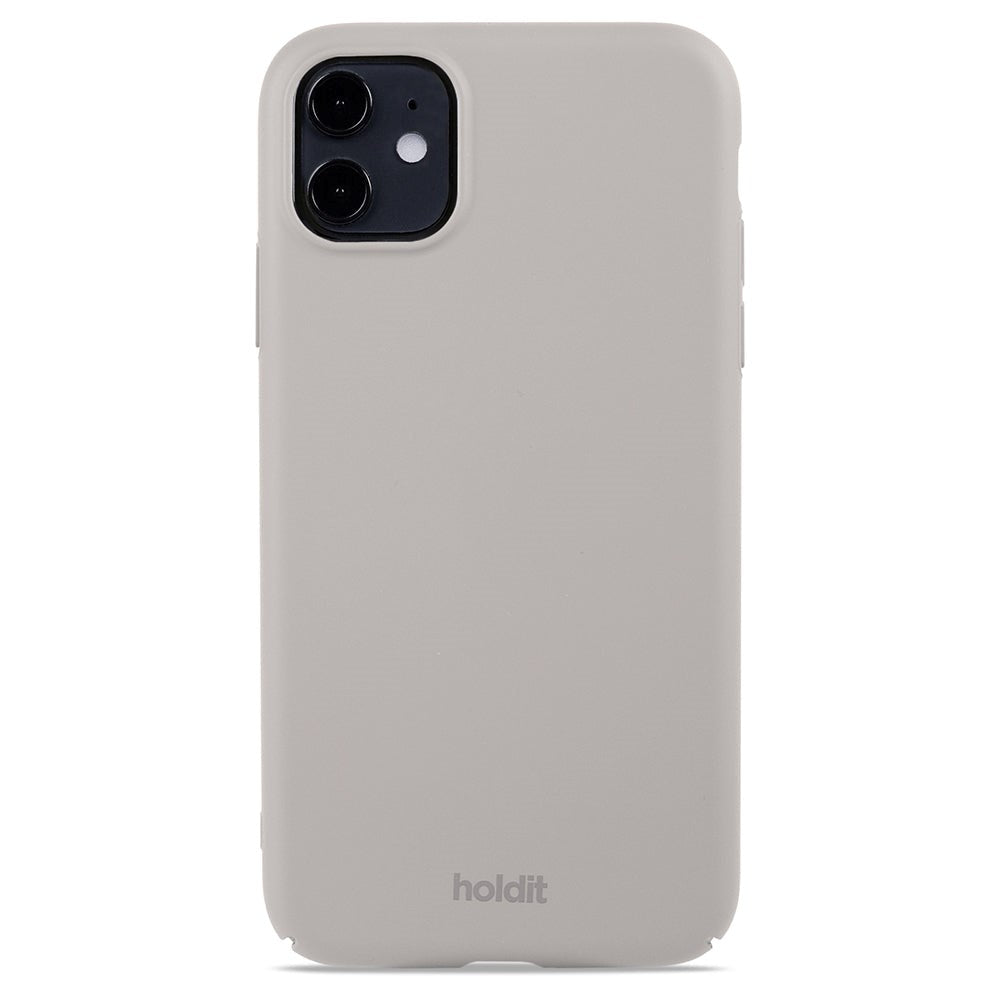 Holdit iPhone 11 slim plastdeksel - brun