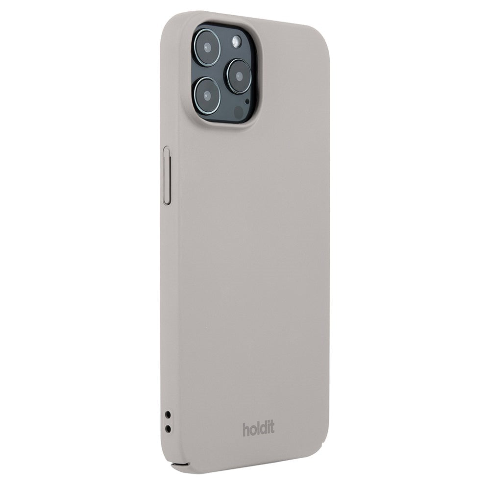 Holdit iPhone 12 / 12 Pro Slim Plastveske - Brun