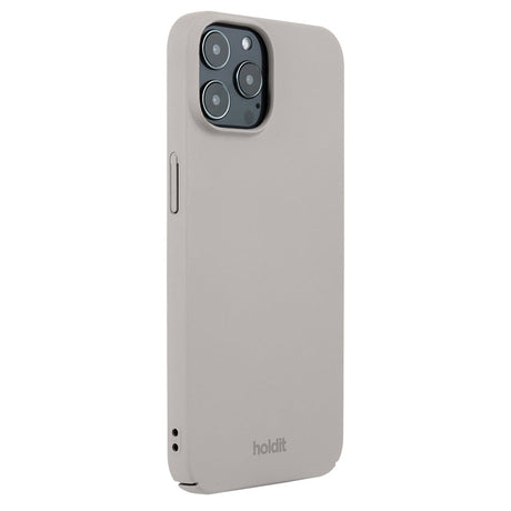 Holdit iPhone 12 / 12 Pro Slim Plastveske - Brun