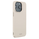 Holdit iPhone 14 Pro Slim Plastveske - Lys Beige
