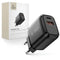 Tech-Protect Vægoplader m. 1x USB-C & 1x USB-A - 65W - Sort