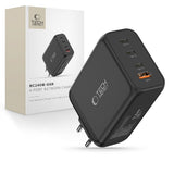 Tech-Protect Vægoplader m. 3x USB-C / 1x USB-A - 240W - Sort
