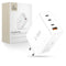 Tech-Protect Vægoplader m. 3x USB-C / 1x USB-A - 240W - Hvid