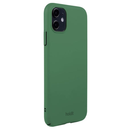 Holdit iPhone 11 slim plastdeksel - skoggrønn