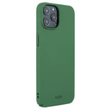Holdit iPhone 12 / 12 Pro Slim Plastic Deksel - Forest Green
