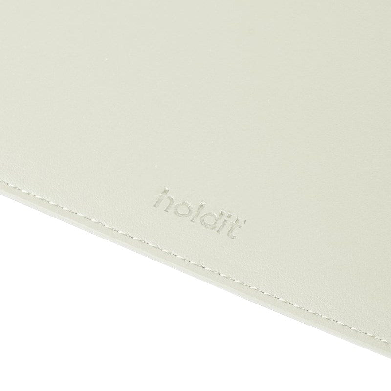 Holdit Vegan Leather Laptop Deksel 14" (32,5 x 22,7 cm) - White Moss