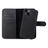 Holdit iPhone 14 / 13 Lommebokveske Magnet Plus - Flip Cover - Svart