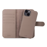 Holdit iPhone 14 / 13 Lommebokveske Magnet Plus - Flip Cover - Mocha Brown