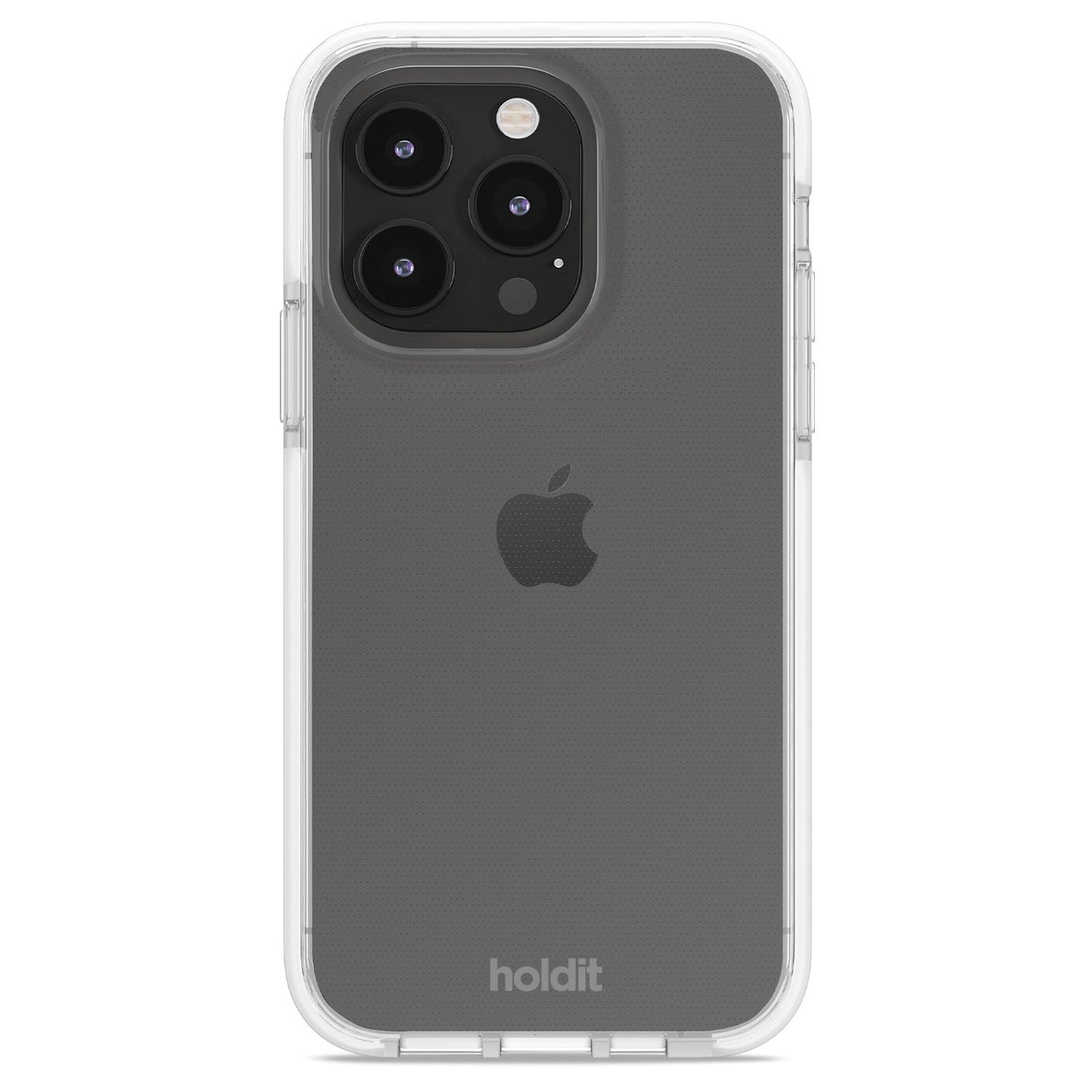 Holdit iPhone 15 Pro Seethru Deksel - Hvit