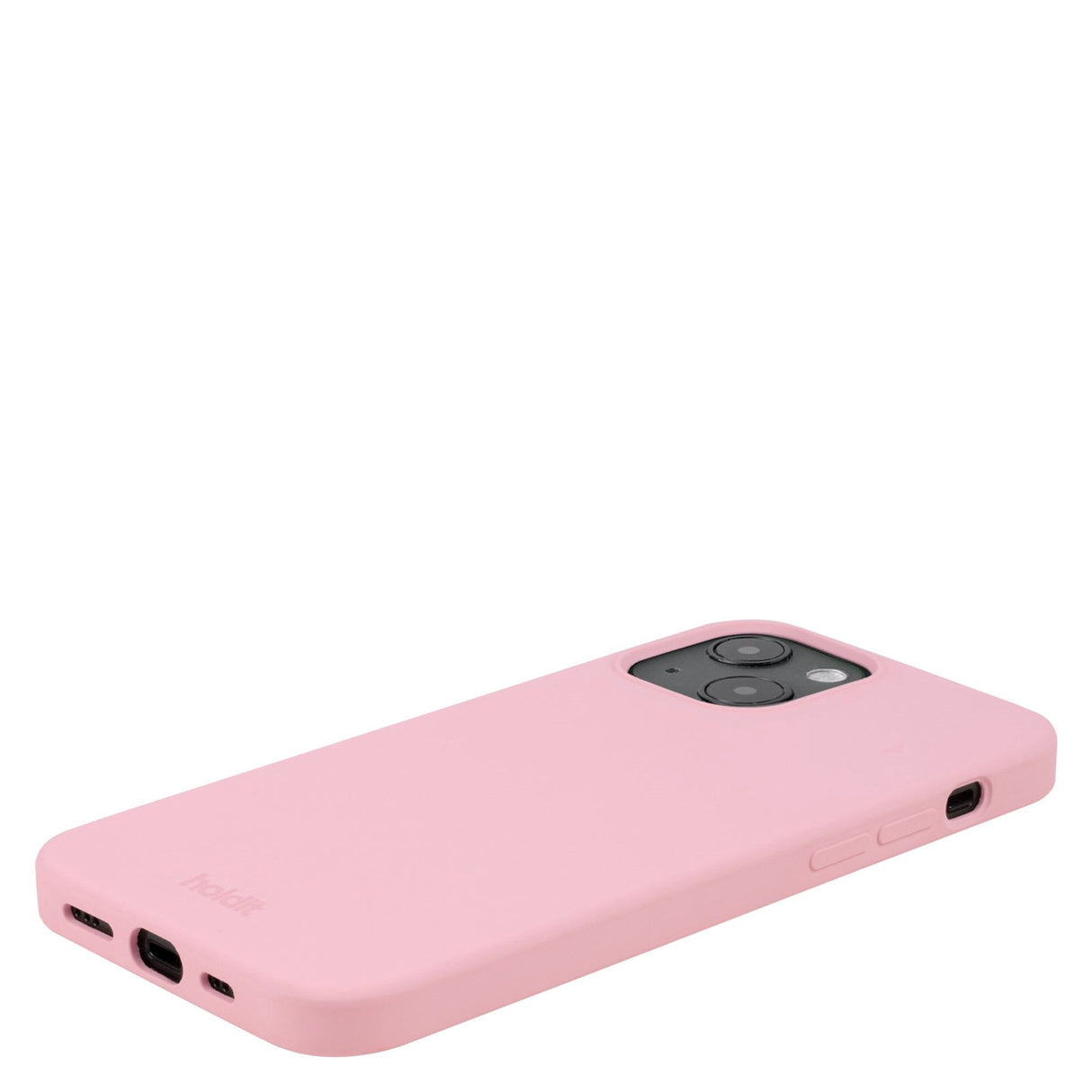 Holdit iPhone 15 Soft Touch Silikonetui - Rosa