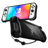 Spigen Nintendo Switch OLED Rugged Armor Cover - Svart