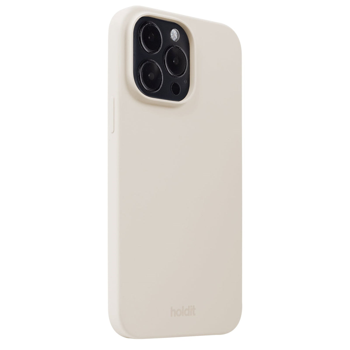 Holdit iPhone 15 Pro Max Soft Touch Silikondeksel - Lys Beige