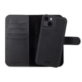 Holdit iPhone 15 lommebokveske Magnet Plus - Flip Cover - Svart