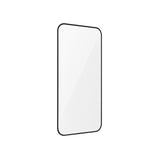 Holdit iPhone 15 Pro Hærdet Glas Skærmbeskyttelse 3D - Case Friendly - Gennemsigtig / Sort Kant