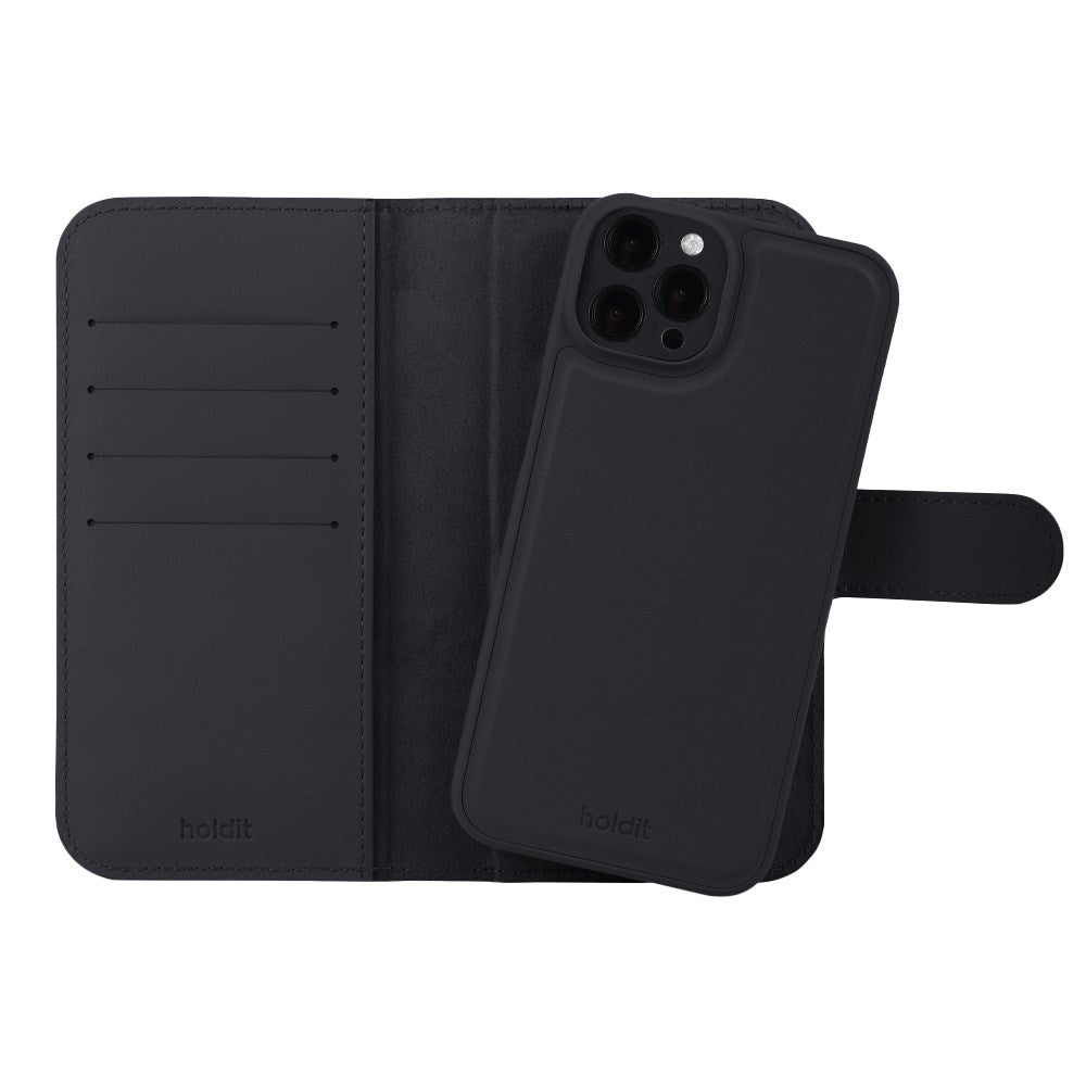 Holdit iPhone 12 / 12 Pro Wallet Magnet Plus-deksel - Svart