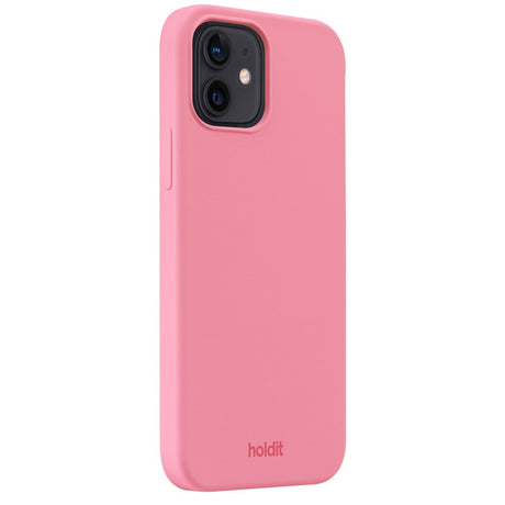 Holdit iPhone 12 / 12 Pro Soft Touch Silikondeksel - Rouge Rosa