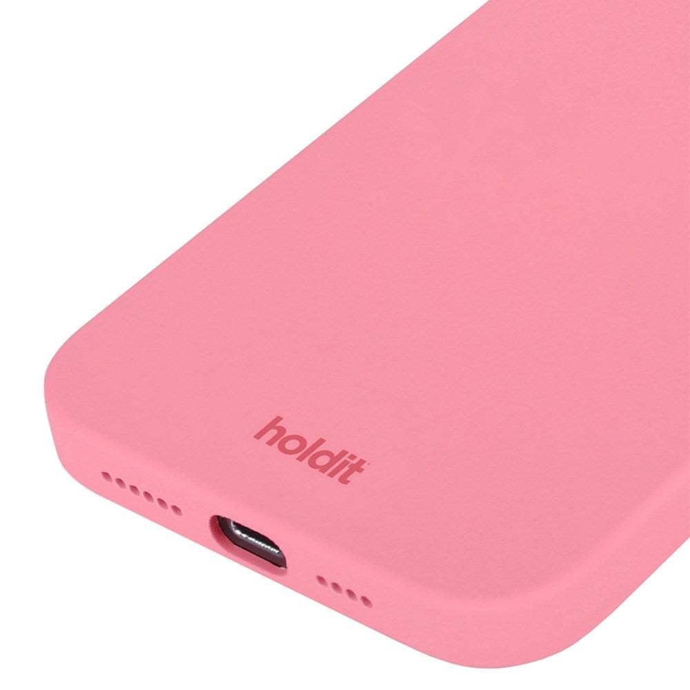 Holdit iPhone 12 / 12 Pro Soft Touch Silikondeksel - Rouge Rosa