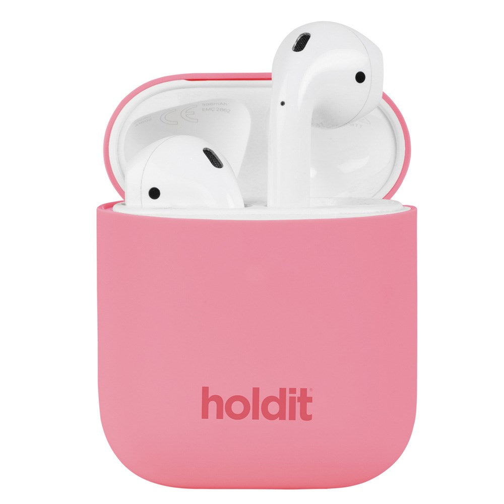 Holdit Nygård silikondeksel til Apple AirPods (1. og 2. generasjon) - Rouge Pink