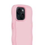 Holdit iPhone 15 / 14 / 13 Wavy Deksel - Rosa