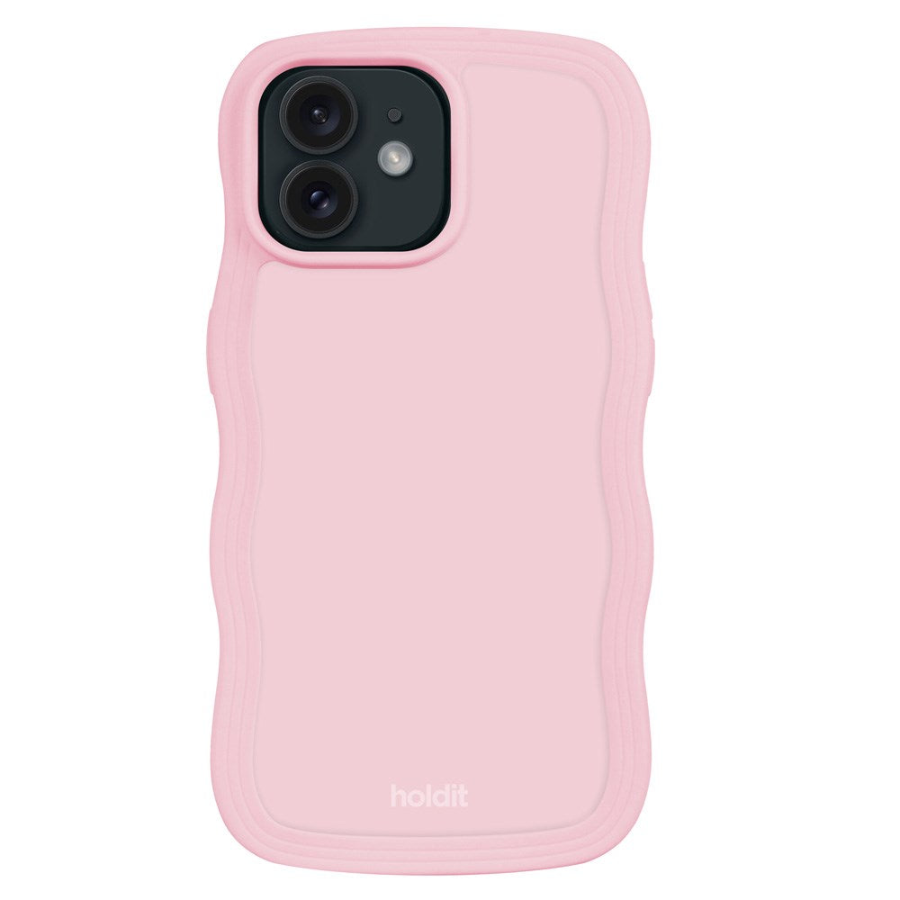 Holdit iPhone 12 / 12 Pro Wavy Deksel - Rosa