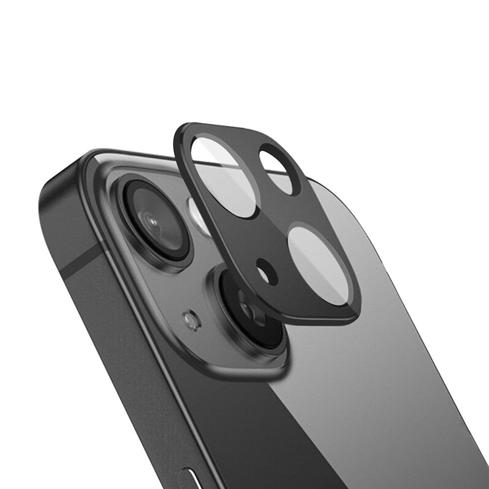 iPhone 15 / 15 Plus Holdit kameralinsebeskytter - Dekselvennlig - Svart