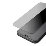 iPhone 15 Pro Holdit Herdet Glass 9H Skjermbeskytter m. Personvernfunksjon - svart kant