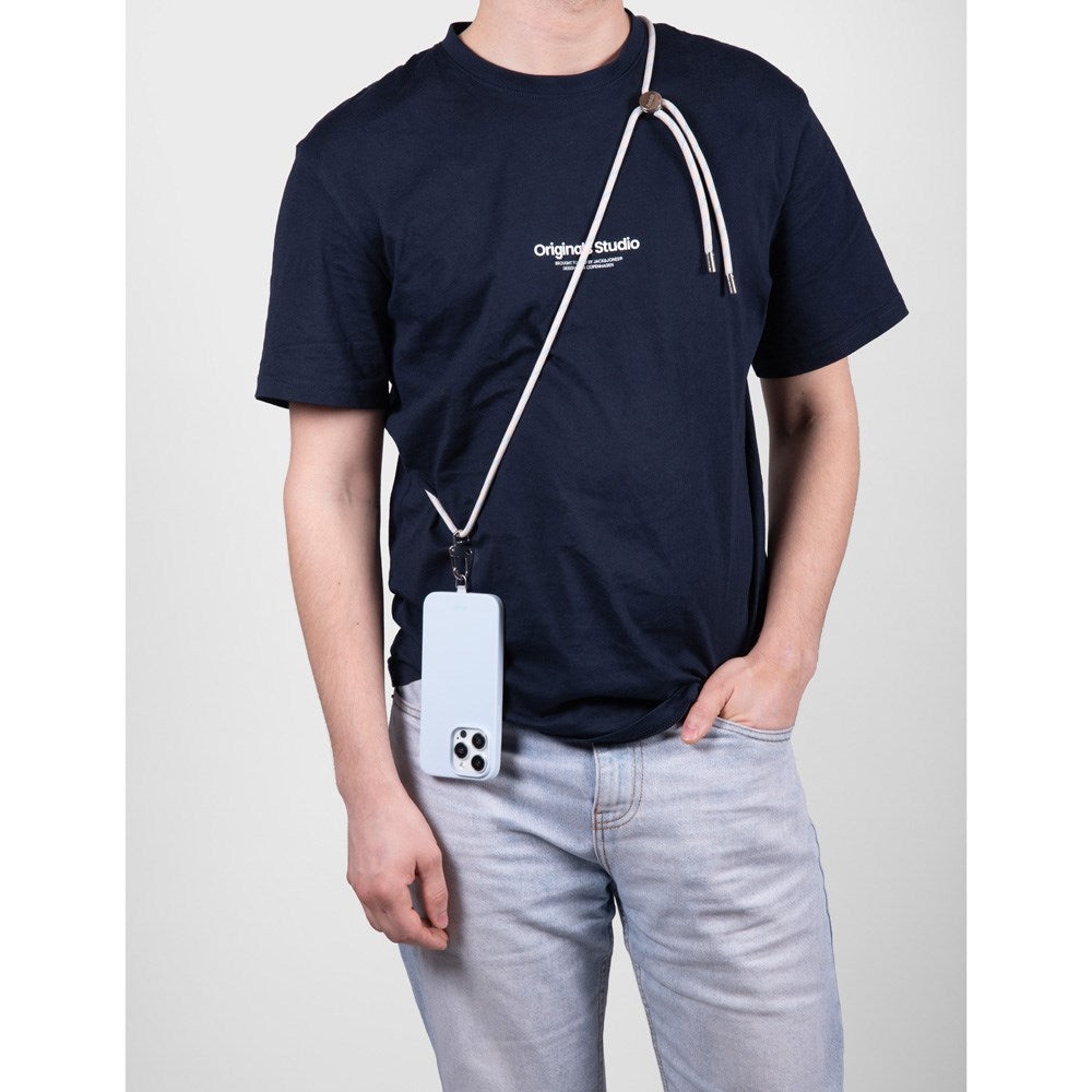 Holdit Crossbody Strap - Mobil - Beige/Blå