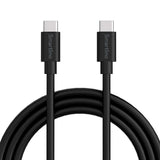 Smartline USB-C til USB-C-kabel (3A/60W) - 1 m. - Svart