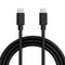 Smartline USB-C til USB-C-kabel (3A/60W) - 3 m. - Svart