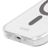 Holdit iPhone 15 Pro MagSafe Deksel - Gjennomsiktig / Space Grey