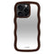 Holdit iPhone 14 Pro Wavy Deksel - Sjokolade / Speil