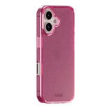iPhone 16 Holdit Glitter Mobildeksel - Rosa