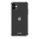 iPhone 11 / XR Holdit Glitter Mobilveske - Hvit